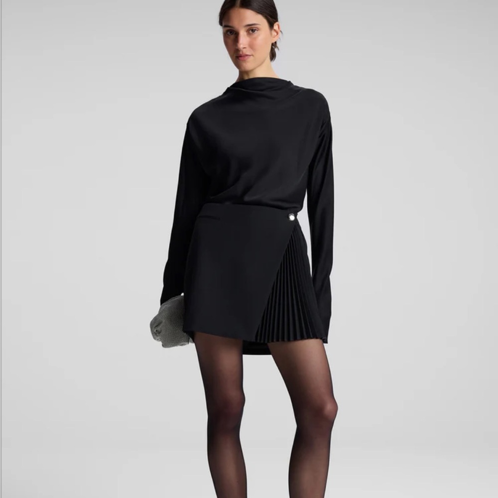 A.L.C Callen Pleated Mini Skirt